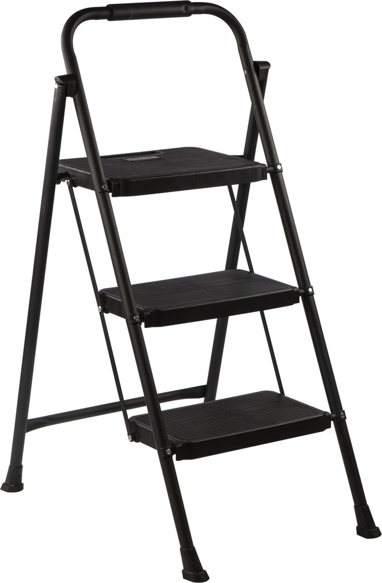 Kibani Keukentrapje Deluxe - 3 Treden - Huishoudtrap - Keukentrap ...