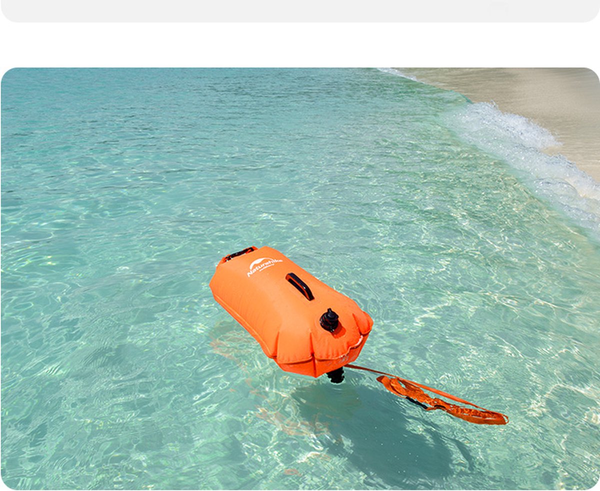 Naturehike drie-lagen opblaasbare waterdichte tas om te snorkelen, zwemmen,  varen -... | bol.com