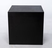 Colonne Cube noir 50x50x50cm