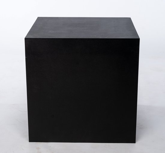Zuil Kubus zwart 50x50x50cm