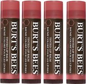 BURT'S BEES - Tinted Lip Balm Hibiscus - 4 Pak - Voordeelverpakking