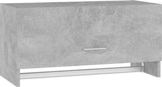 Armoire 70x32,5x35 cm aggloméré gris béton