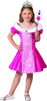 Prinsessenjurk Pinky | Maat 116 | Carnaval kostuum | Verkleedkleding