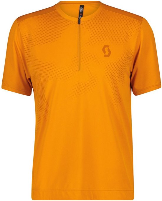Scott Trail Flow Korte Mouwen Fietsshirt Oranje XL Man