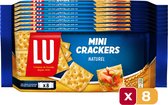 Mini crackers naturel - Lu - 250 g - 8 Stuks - Snack - Toast - Voordeelverpakking
