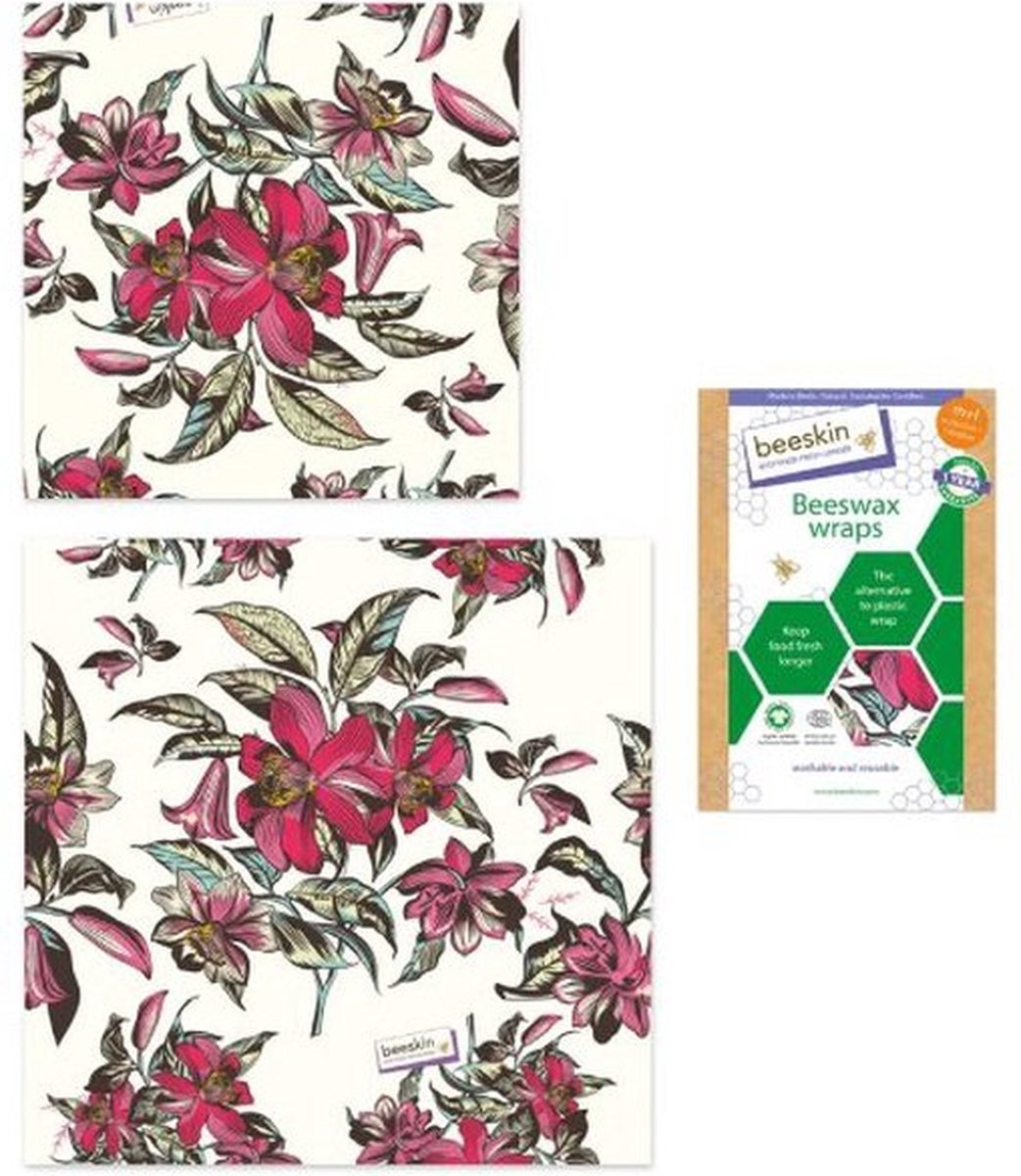 Goedkoopste Bijenwasdoeken Set van 2 | Medium & Large