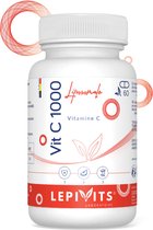 Vit C1000 | 60 plantaardige capsules | Maximale inname van biologisch beschikbare vitamine C | Made in Belgium | LEPIVITS