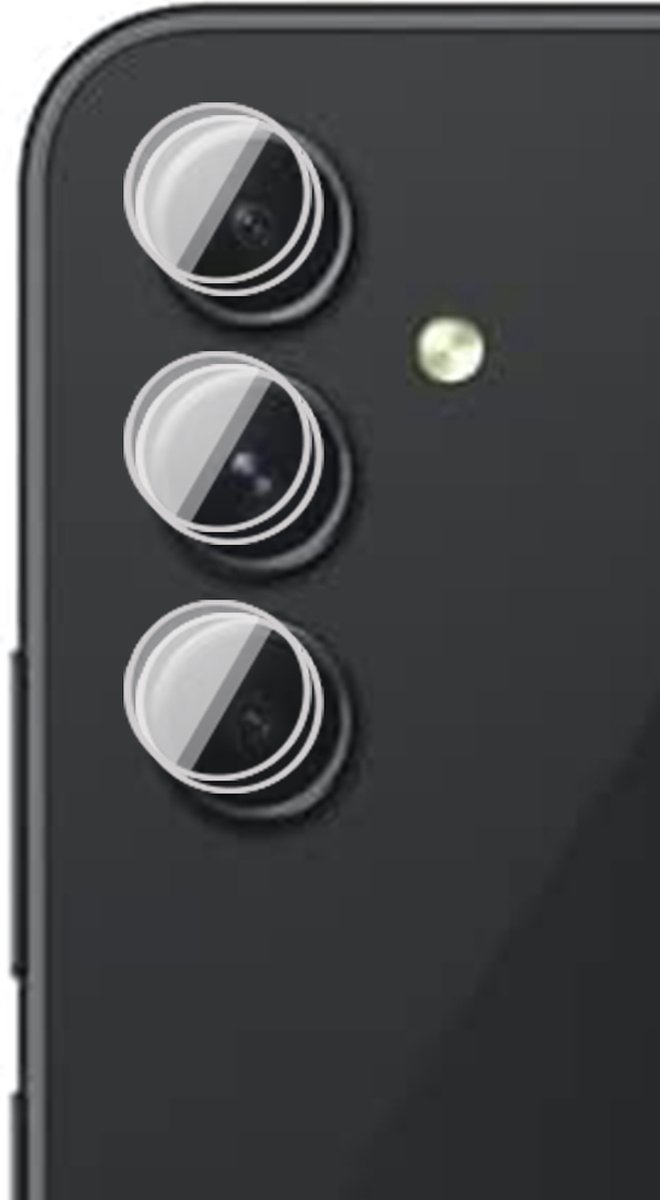 Camera Lens Screenprotector geschikt voor Samsung Galaxy A14 - 2x Glas Camera Screen Protector
