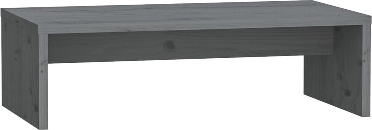 vidaXL-Monitorstandaard-50x27x15-cm-massief-grenenhout-grijs