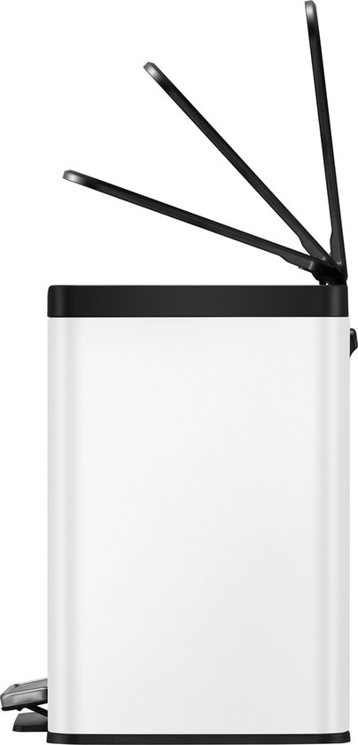 EKO Prullenbak Essential 15+15 Litre - Wit - Poubelle de tri des déchets