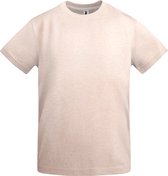 Antiek Roze unisex dik t-shirt brede boord korte mouwen merk Roly maat XXL