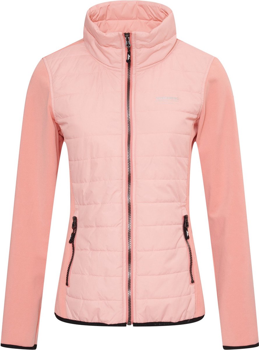 Nordberg Trine Fleece Vest Dames Roze
