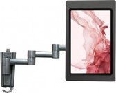 Flexibele tablet wandhouder 345 mm Fino voor Samsung Galaxy Tab S8 & S9 14.6 - zwart