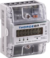 Compteur d'énergie CT DIN triphasé Thorgeon 6A
