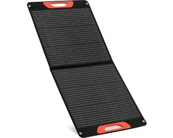 MSW - Oplaadpakket op zonne-energie - opvouwbaar - 100 W - 2 USB-poorten