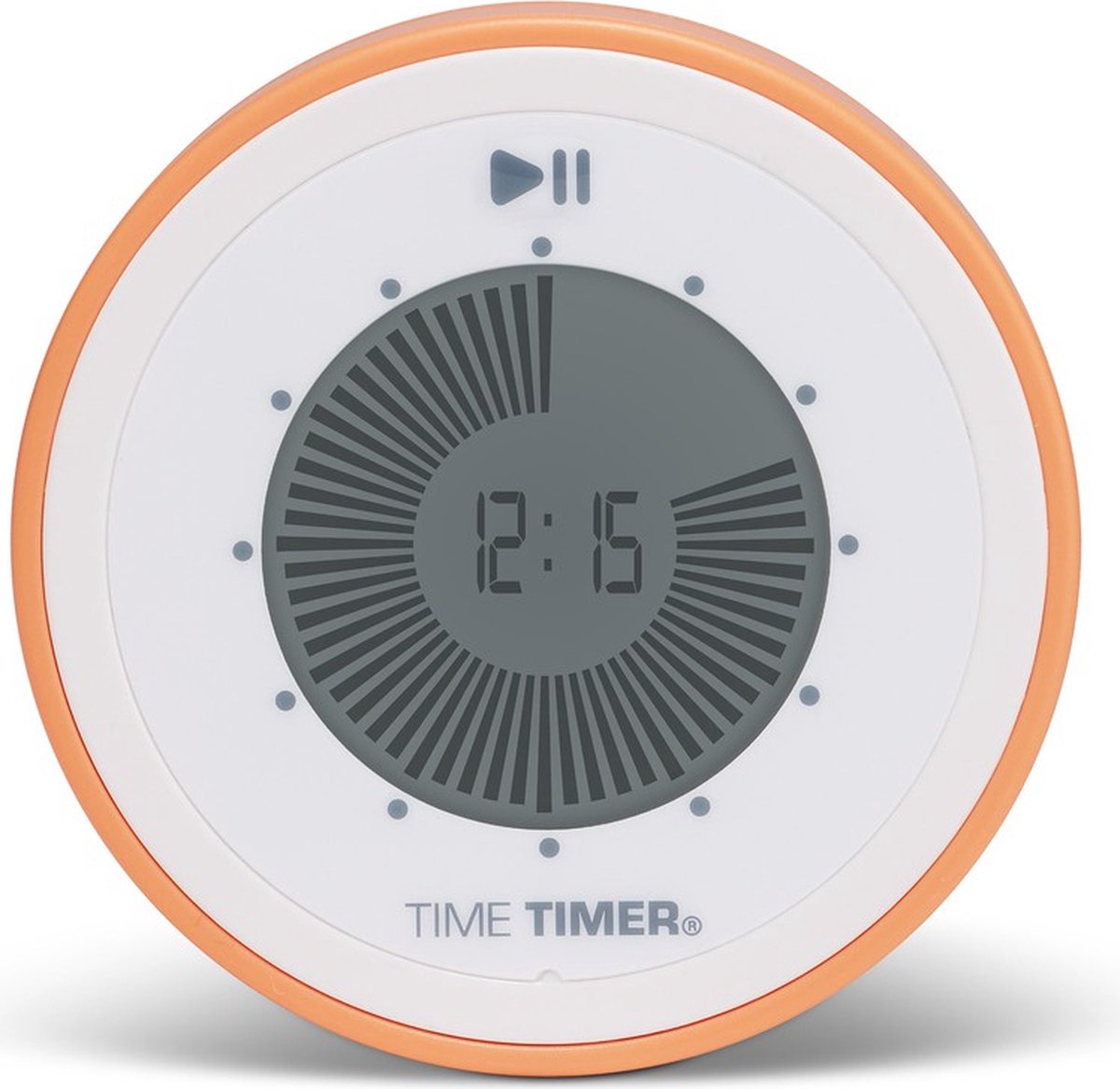 Time Timer Original Twist kleur Dreamsicle Orange - Visuele Countdown Timer - Tijdklok - Tijdmanagement Tool - School, Thuis, Kantoor - Optioneel Alarm - Geen Luid Getik