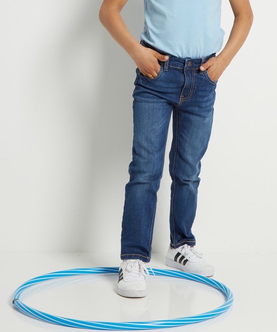 Jongens / Kinderen Europe Kids Slim Fit Stretch Jeans (mid) Blauw In