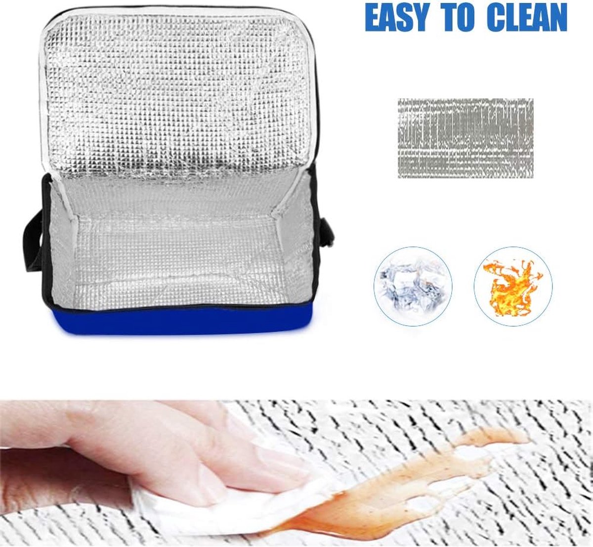 Sac Isotherme Pliable 30 Litres – Pour Pique-nique, Plage, Camping, Voyages | Imperméable, Avec Poches Latérales Et Sangle Réglable