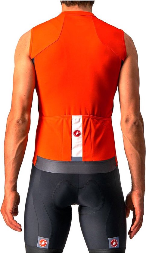 Giacca Da Ciclismo Castelli Finestre GORE-TEX INFINIUM WINDSTOPPER - Grigio/Rosso/Verde (M) - 3