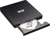 Acer GP.ODD11.001, Noir, Fente, Ordinateur portable, DVD±RW, USB 3.2 Gen 1 (3.1 Gen 1), CD, CD-R, CD-ROM, CD-RW, DVD+R, DVD+RW, DVD-R, DVD-ROM
