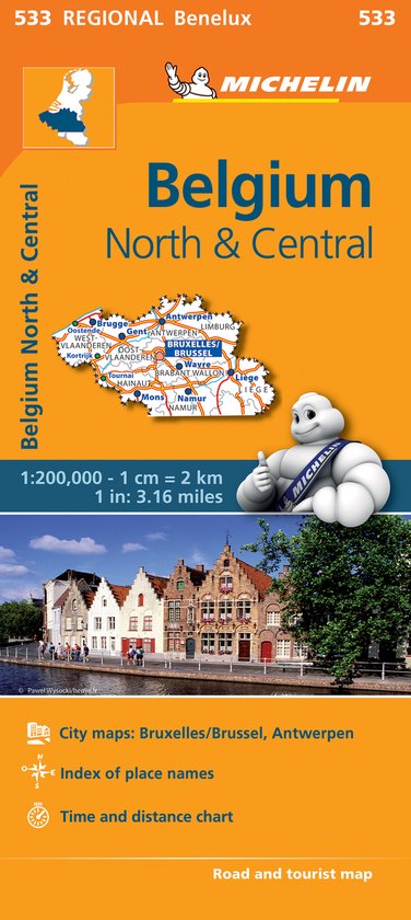 Noord en Midden Belgie Belgique Nord et - cover