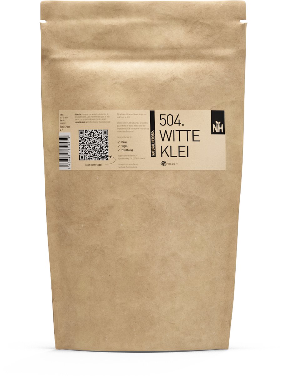 Natural Heroes - Witte Klei Poeder (Kaolin) 500 gram