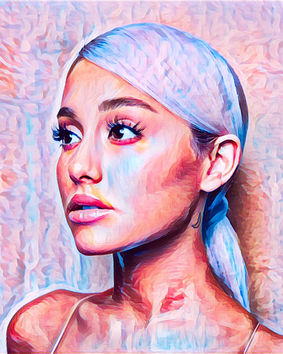 Passion For Art Ariana Grande 3 - Poster - 50 x 70 cm roze