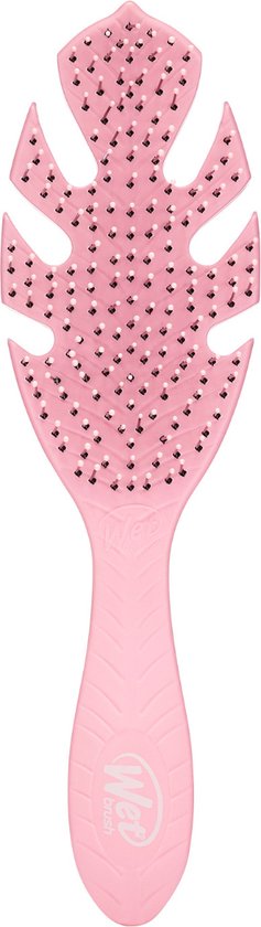 WetBrush Go Green Detangler Pink - Brosse à cheveux Anti Tangle - Biodégradable - 1 pièce