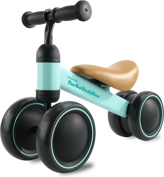 Foto: Lifegoods turbotoddler loopfiets speelgoed vanaf 1 jaar kinderstep mintgroen