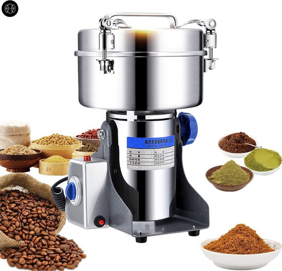 Moulin À Épices Commercial, Broyeur À Grains Électrique 1500g-4500g, Moulin À Épices En Acier Inoxydable Et Moteur Commercial, Broyeur D'herbes Avec Protection Contre Les Surcharges,4500g Moulin À Épices Commercial, Broyeur À Grains Électrique 1500g-4500g, Moulin À Épices En Acier Inoxydable Et Moteur Commercial, Broyeur D'herbes Avec Protection Contre Les Surcharges,4500g