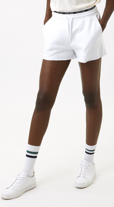 Shorts femme Bjorn Borg - STHLM Elastic - blanc - taille S