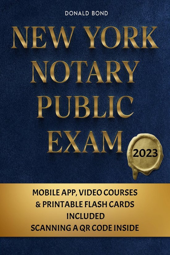 New York Notary Public Exam (ebook), Donald Bond 9781915331533