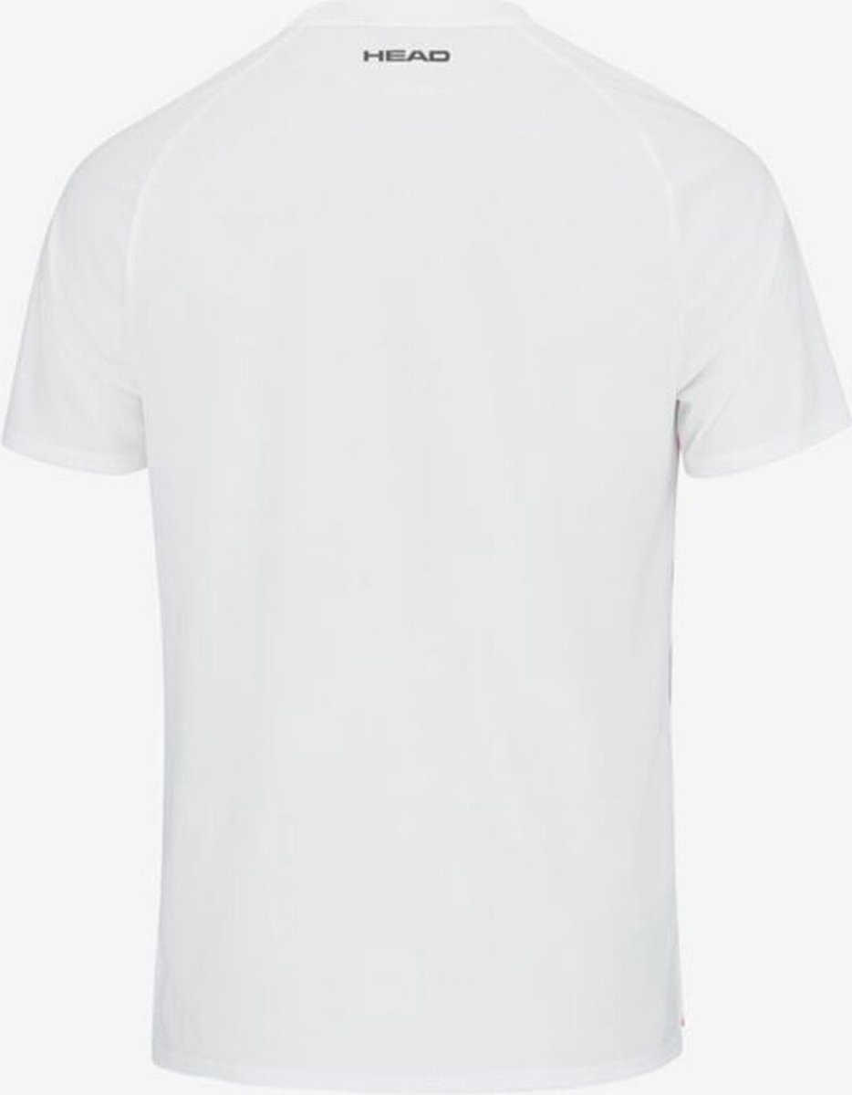 Head Racket Topspin T-shirt Met Korte Mouwen Wit,Oranje M Man