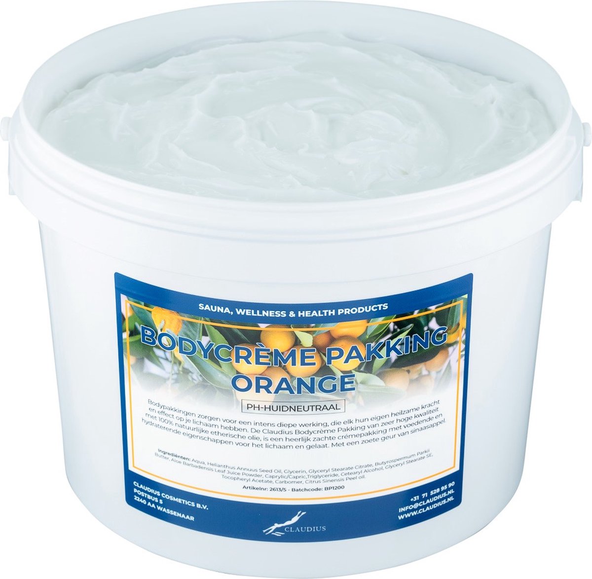 Bodycrème Pakking Orange 10 liter
