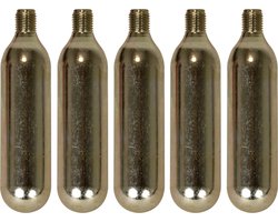 Dresco Co2 Patroon 16 Gram Staal Zilver 5-delig