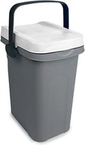 Afvalbak - 'Home Eco System' - afvalscheiding - Prullenbak - Afvalbakje aanrecht - 7 Liter - Wit