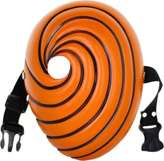 Obito mask - One size - Naruto hoofdband - Sharingan - Akatsuki - Cosplay - Naruto kleding - Itachi - Carnaval - Akatsuki cloak