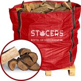 Haardhout eiken in Big Bag | kuub ovengedroogd eikenhout | brandhout voor openhaard of hout kachel