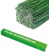 Steekdraad Groen Gelakt Ø1.50x400mm | 2kg