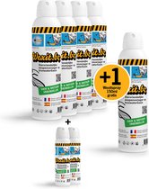 Wexit.bz - Familypack Wasp Spray - 4 x Wasp Repeller & 2 x Pocket - Respectueux des animaux et de la nature - Intérieur et extérieur (+ 1 spray anti-guêpes gratuit)
