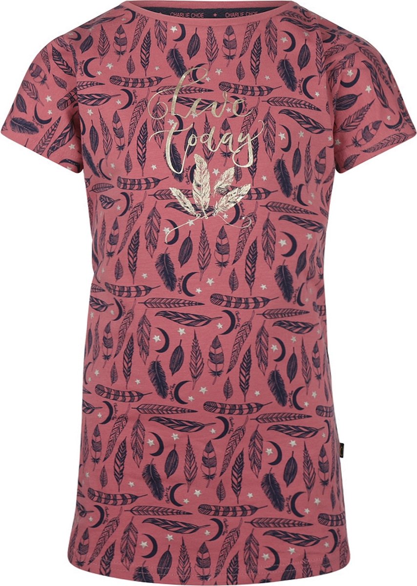 Charlie Choe Big - T-shirt - Pyjama - Rouge - Pink rouge pink