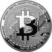 Bitcoin Munt I Fysieke Bitcoin Munt I Cryptotoken I Cryptocurrency I Zilver
