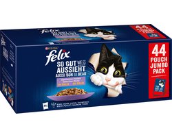 Purina Felix Serie - Kattenvoer - 44x85g - Gemengde Smaken