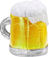 Widmann - Boeren Tirol & Oktoberfest Kostuum - Bierglas Hoed Proost - Geel - Carnavalskleding - Verkleedkleding