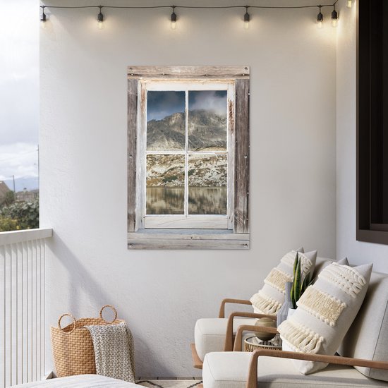 Affiche de jardin Transparente - Berg - Bois - 80x120 cm