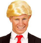 Widmann - President Kostuum - Pruik President Trump - Blond - Carnavalskleding - Verkleedkleding