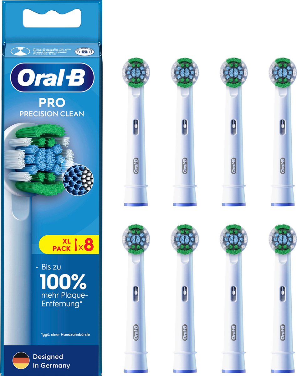 Oral-B Opzetborstels PRO Precision Clean, 8 Stuks