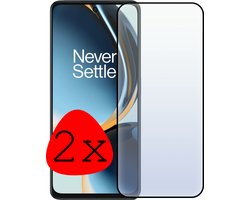Screenprotector - 2 Stuks Geschikt voor OnePlus Nord CE 3 Lite - Full Cover - Beschermglas - Gehard Glas - Tempered Glass - Screen Protector