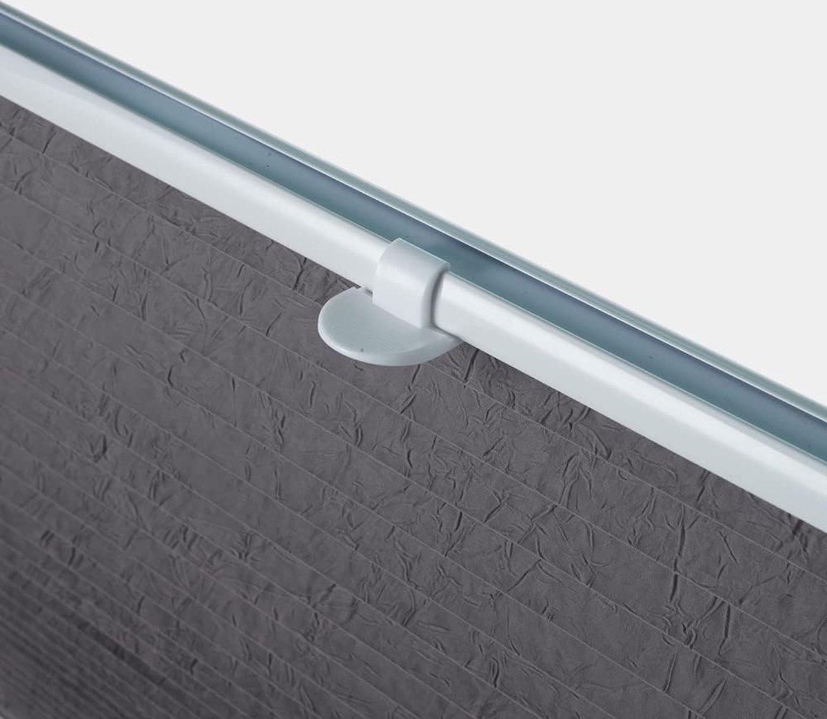K-home 688899-40 Klemmfix-plissé, grijs, 30 x 130 cm
