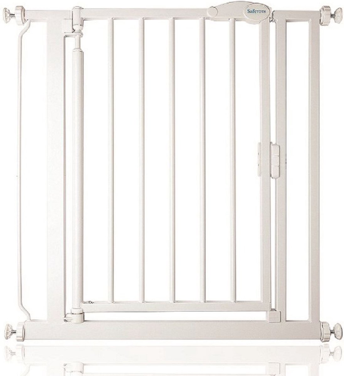 Safetots Self Closing Klemhek, Traphekje, 68,5cm - 75cm, Wit